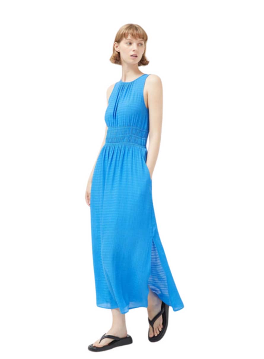 Compania Fantastica Long Dress In Blue From