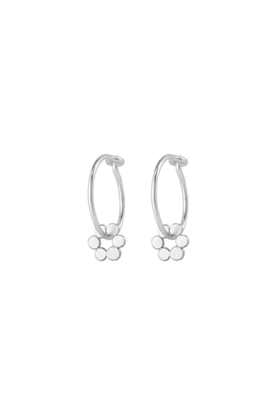One & Eight Silver Holly Fern Earrings