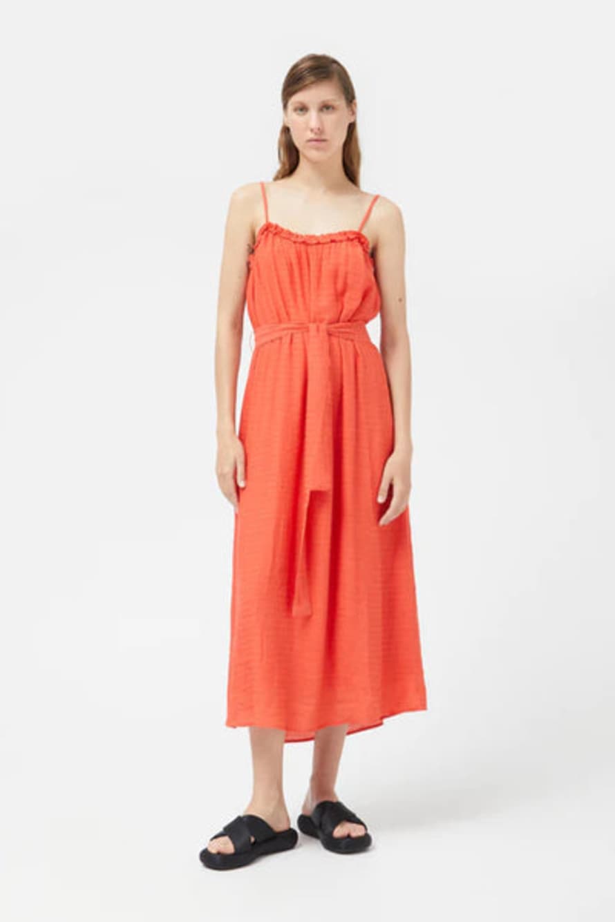 Compania Fantastica - Long Orange Strap Dress
