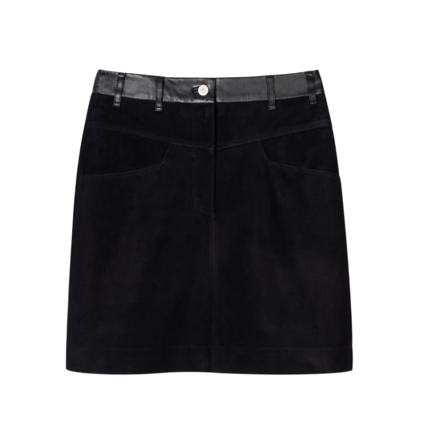 Paul Smith Womenswear Paul Smith Womenswear Suede Contrasting Short Skirt
