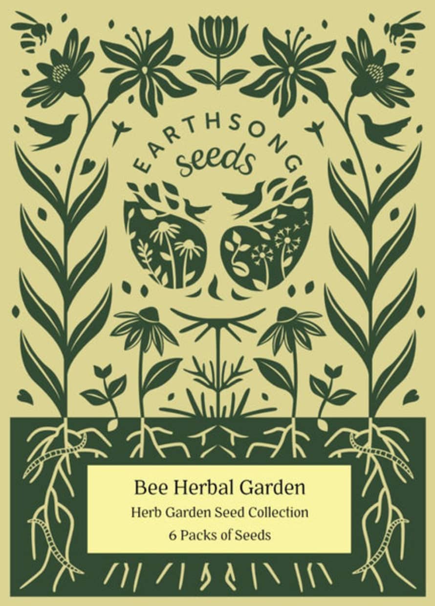 Earthsong seeds Bee Herbal Garden Collection