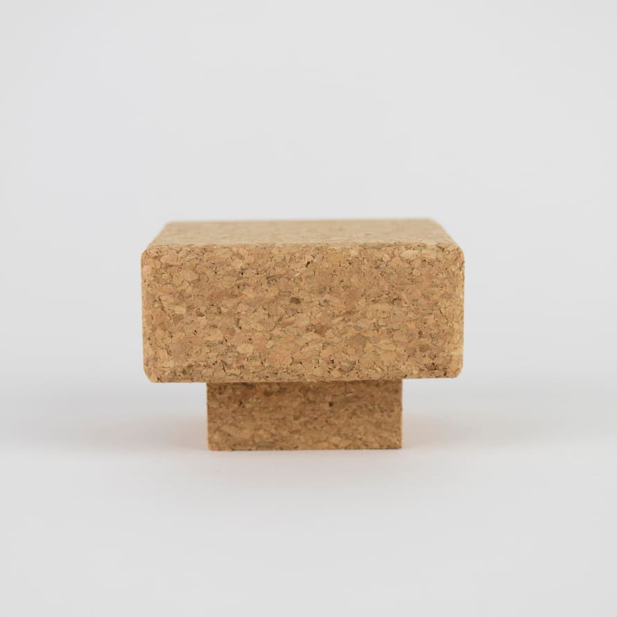 LIGA Organic Cork Knob | Medium Square