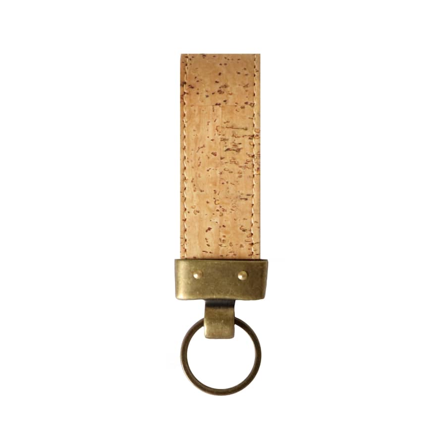 LIGA Organic Cork Key Fob | Natural