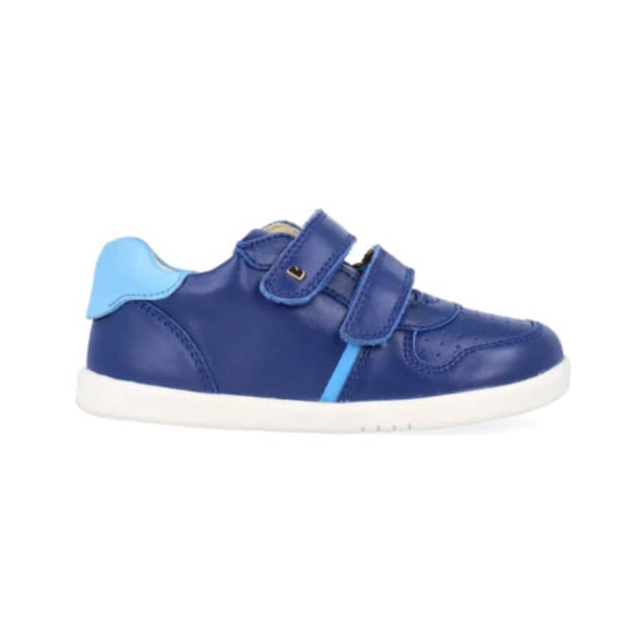 Bobux : I-walk Riley Double Velcro Kids Shoe - Blueberry