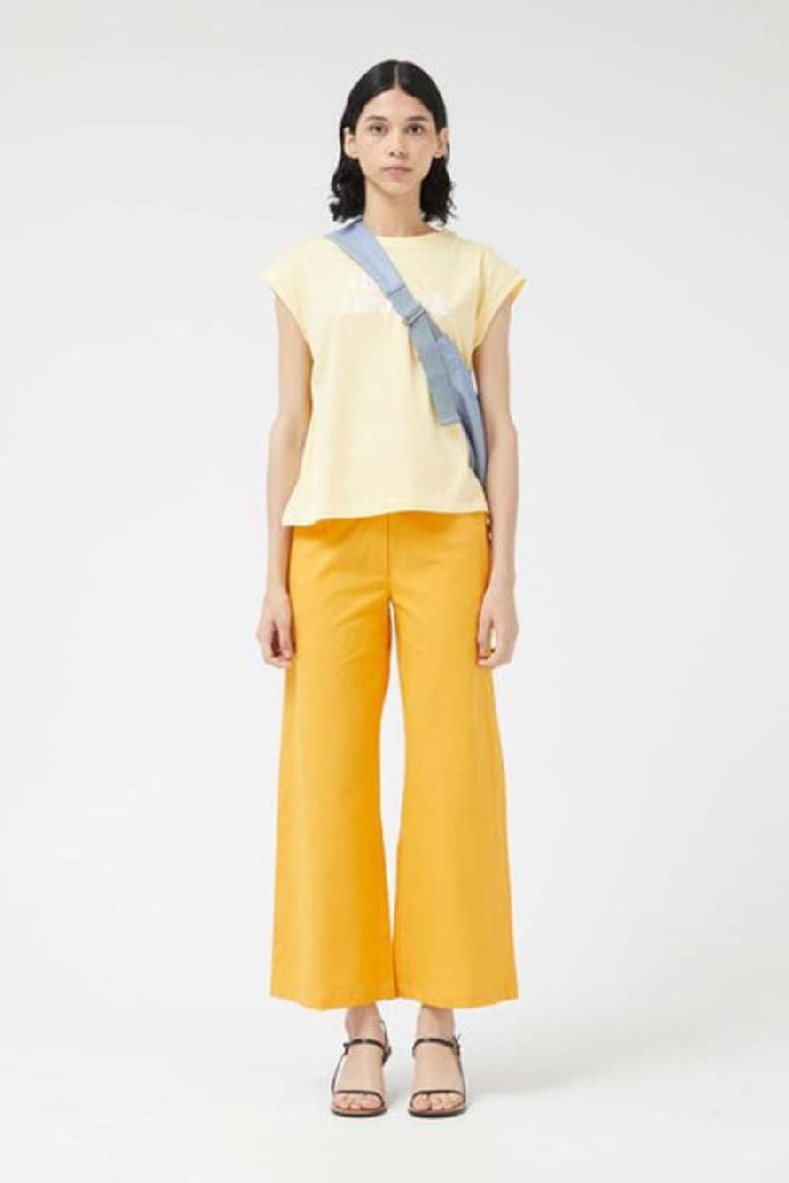 Compania Fantastica Rohi Straight Suit Pants - Yellow
