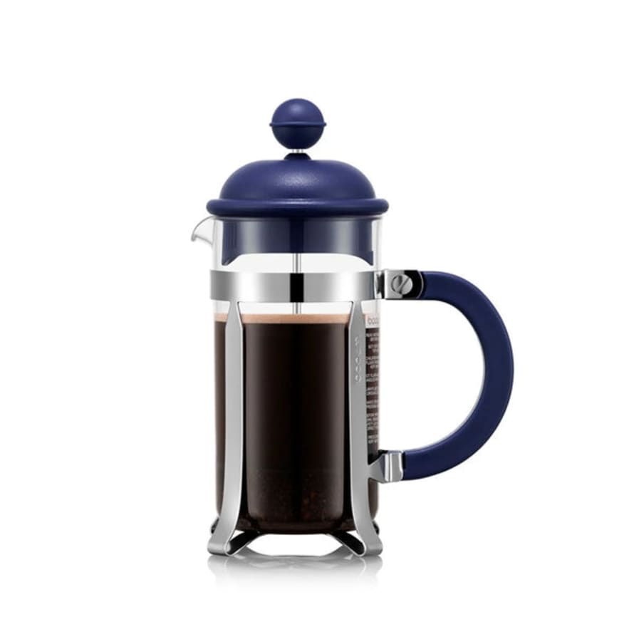 Bodum French Press Coffee Maker 3 Cup, 0.35 L - Navy