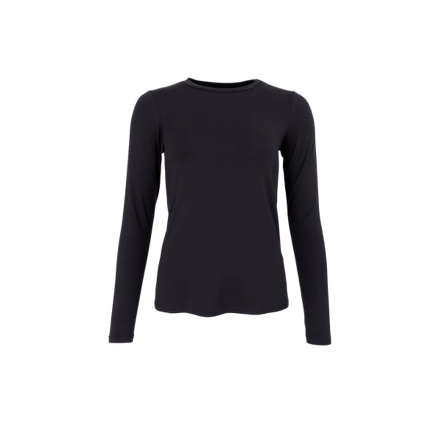 Black Colour Karla Long Sleeve T-shirt - Black