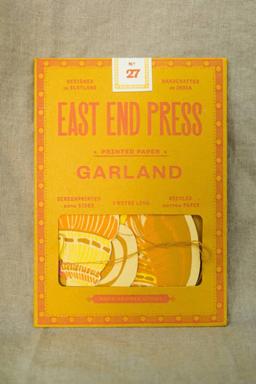 East End Press Shell Sewn Garland