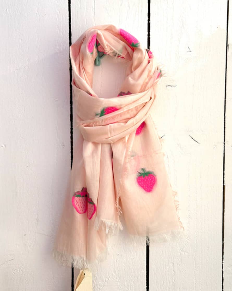 Ombre London Strawberry Lightweight Scarf