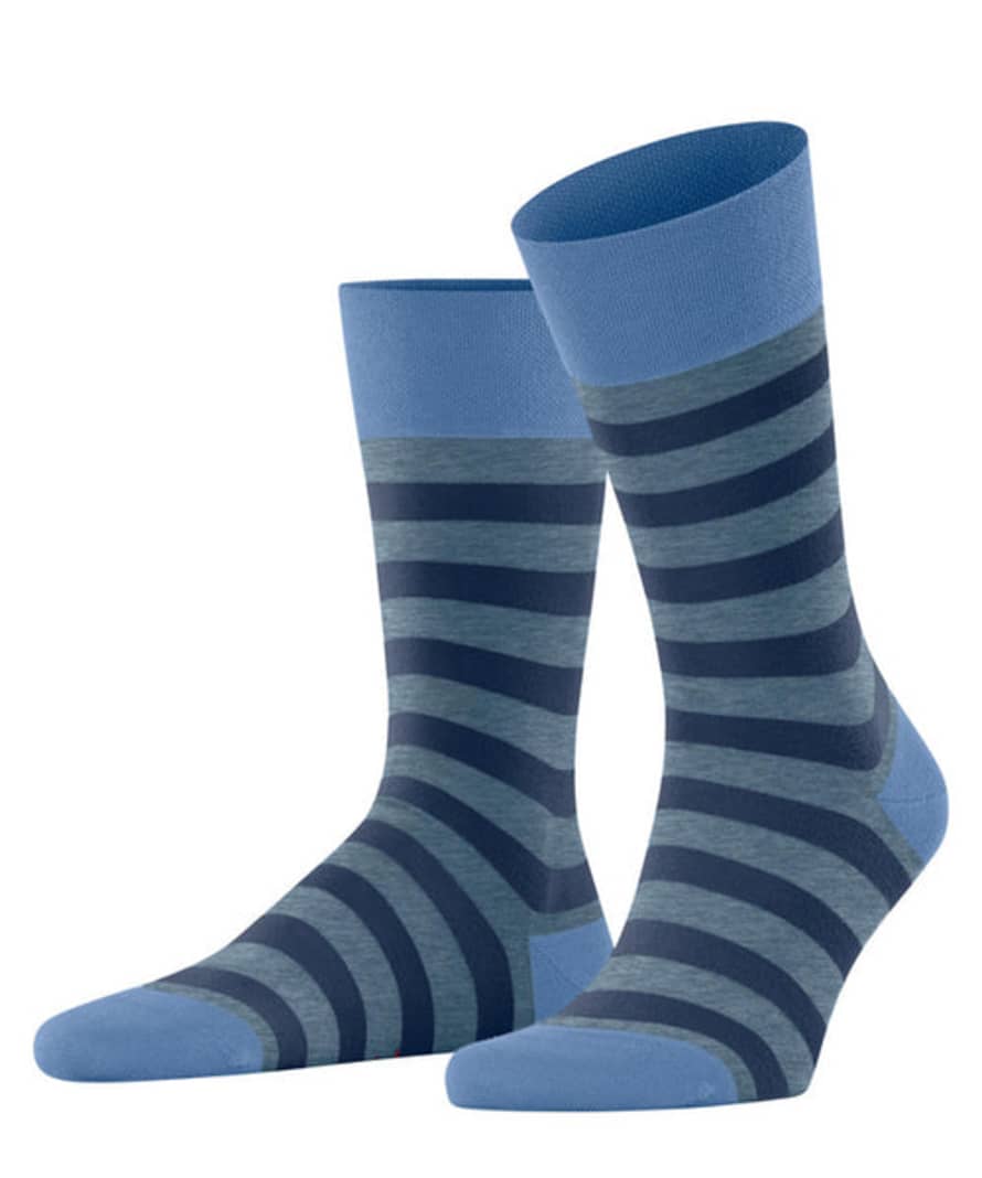 Falke Bonnie Blue Sensitive Mapped Line Socks