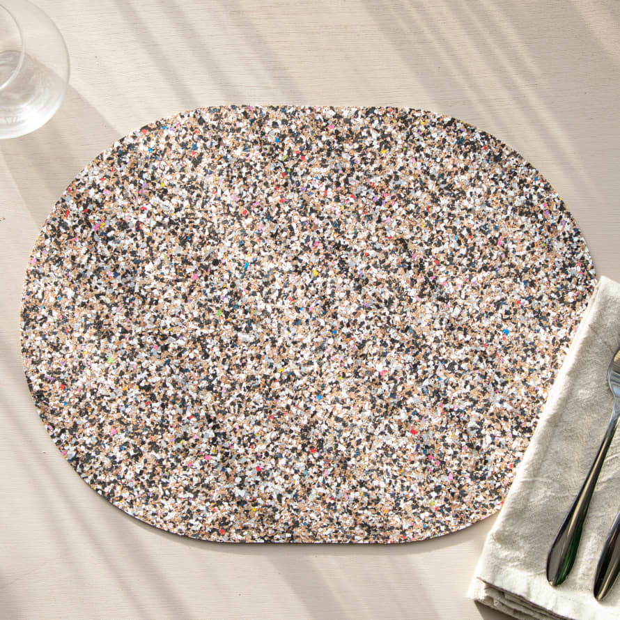 LIGA Set of 6 Beach Clean Placemats | Oval