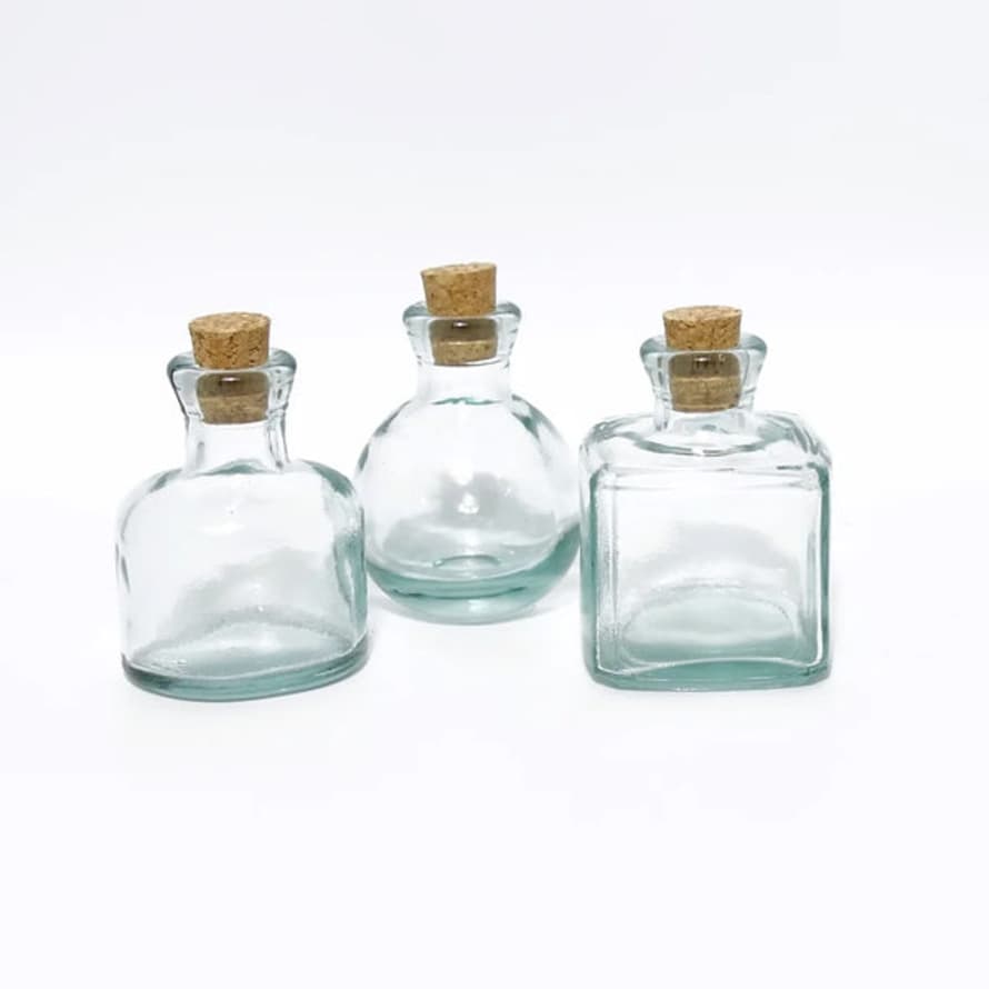 Jarapa Mini 10cm Clear Glass Bottles