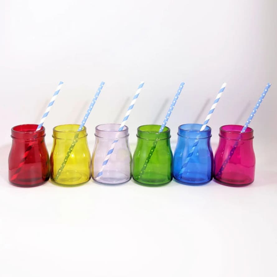 Jarapa Mini Coloured Glass Bottles