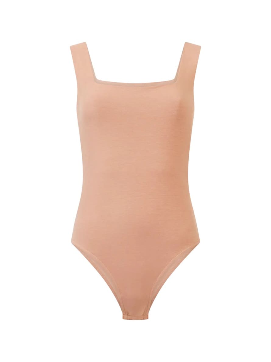French Connection Rallie Bodysuit | Mocha Mousse