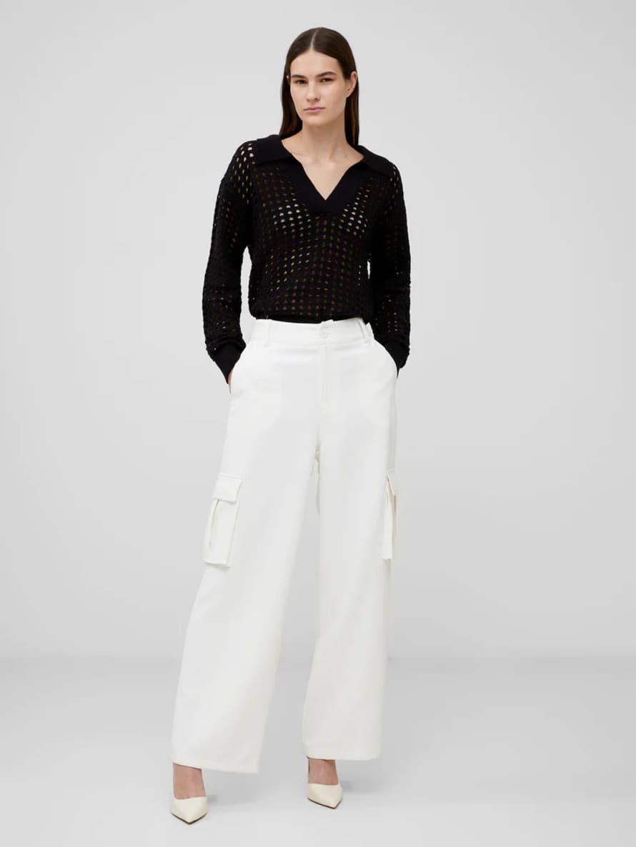 French Connection Combat Trouser | Summer White