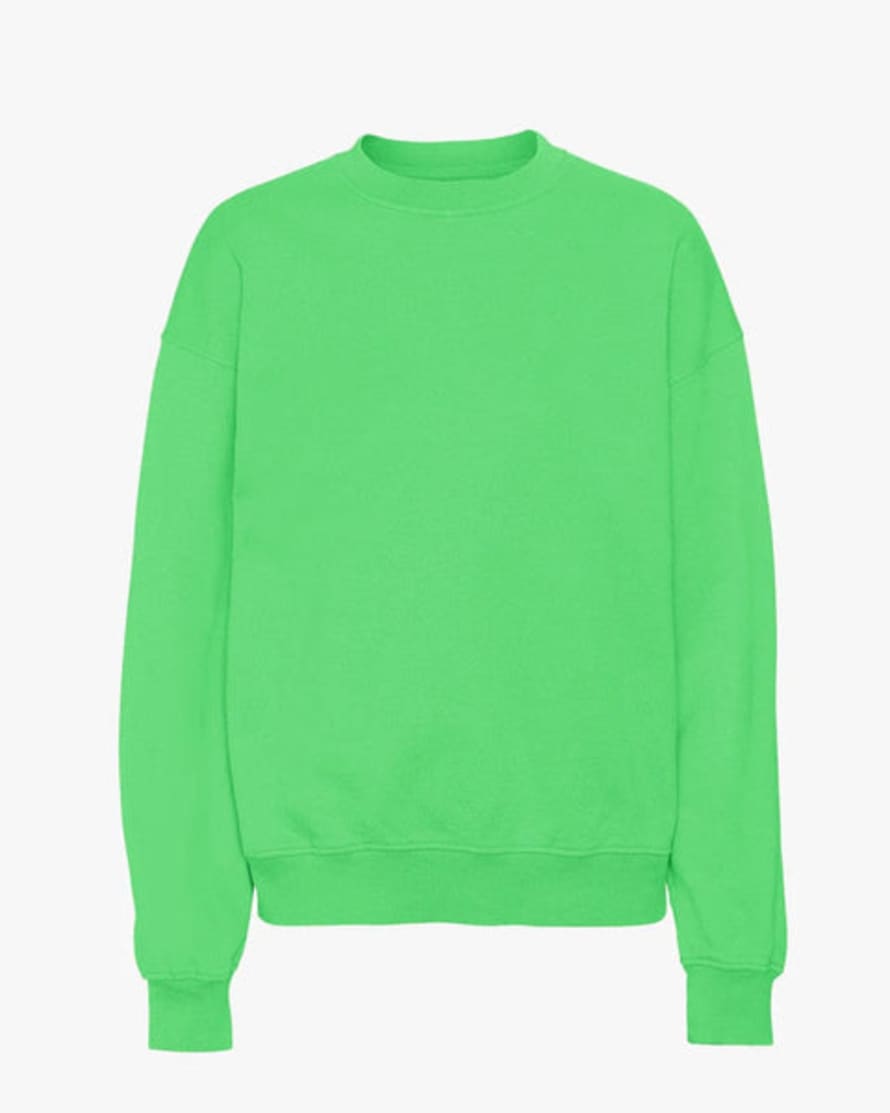 Colorful Standard Organic Oversized Crew Spring Green