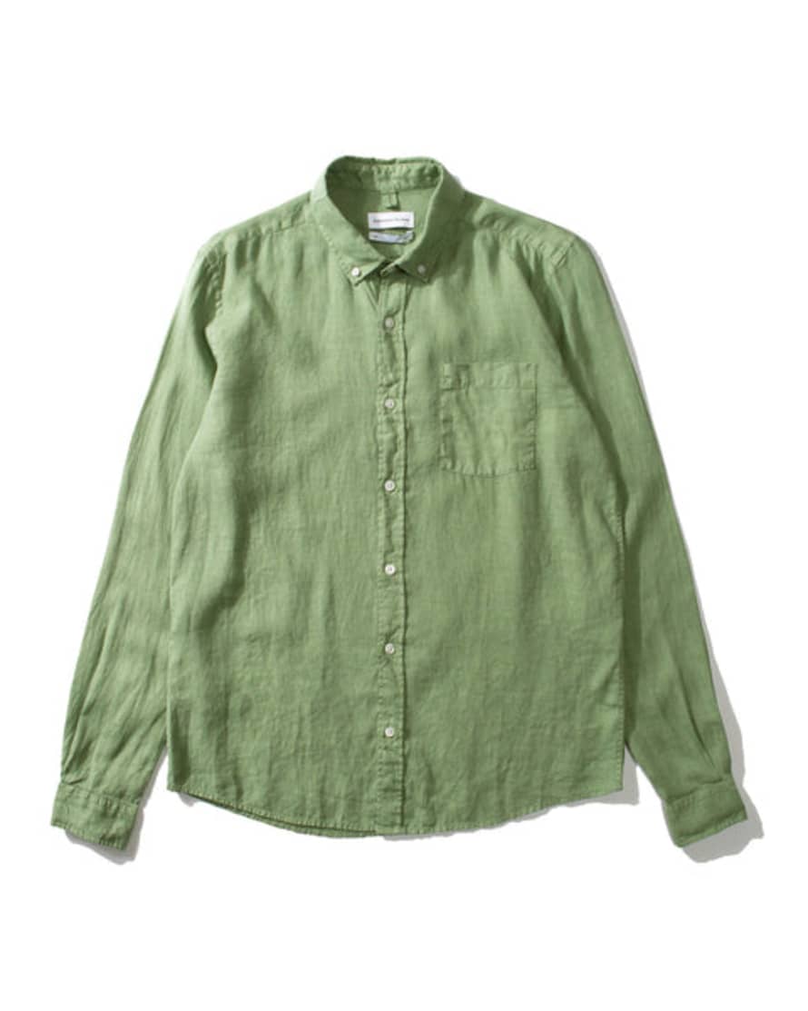 Edmmond Camisa Linen - Olive