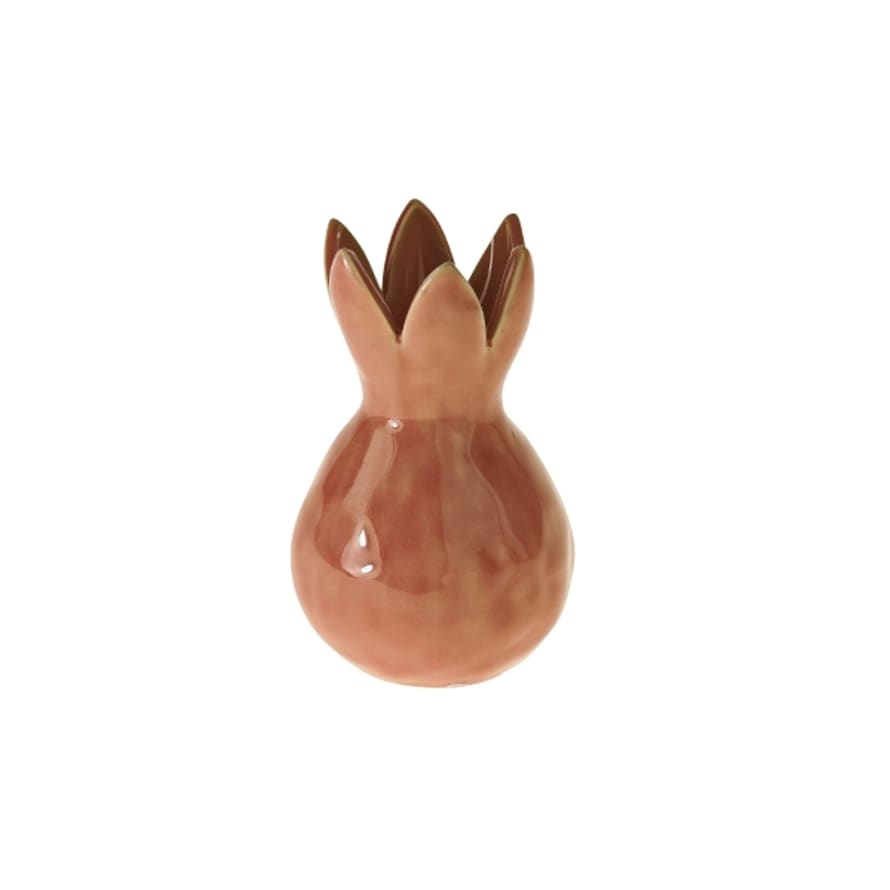 Werner Voss Pink Hyacinth Ceramic Vase