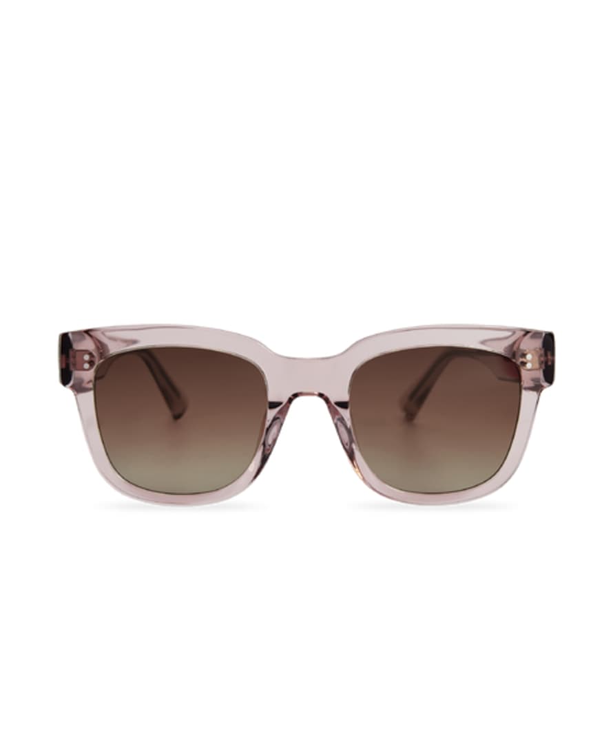 MESSYWEEKEND Sunglasses Liv In Rose Clear W. Brown Lenses