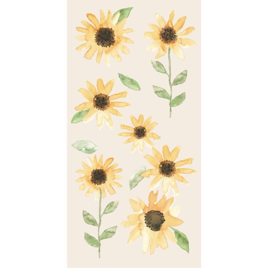Ib Laursen Pack Of 16 Sunflower Paper Napkins