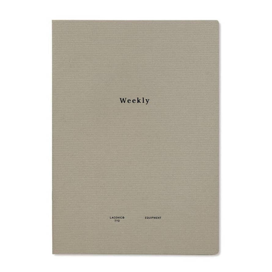 Laconic Style Notebook - A5 - Weekly Undated Planner