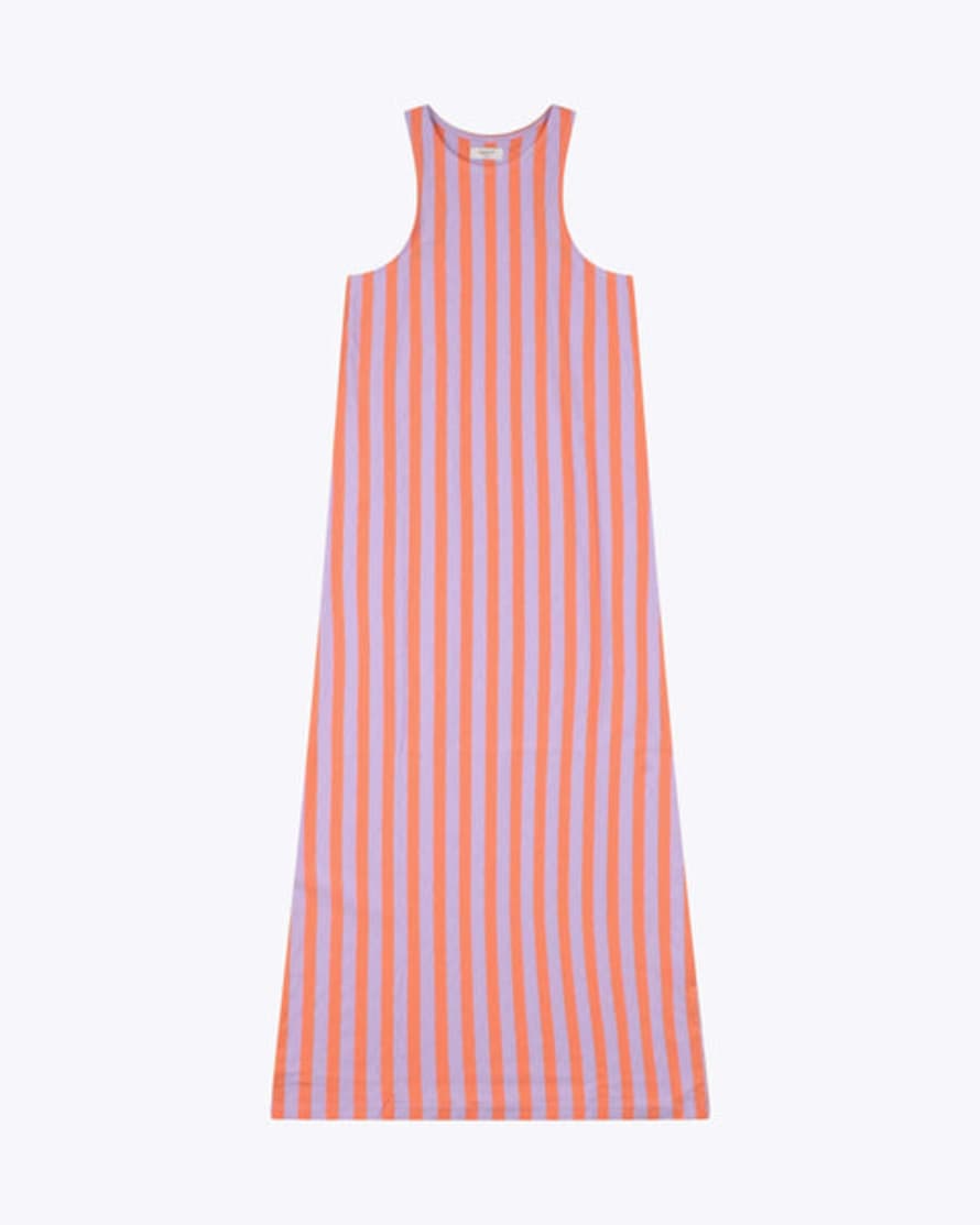WEMOTO Della Melon Lilac Slub Jersey Maxi Tank Dress