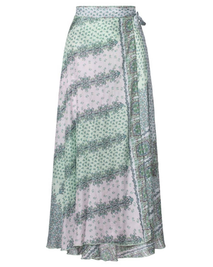 Charlotte Sparre Wrap Skirt Hedgy Green