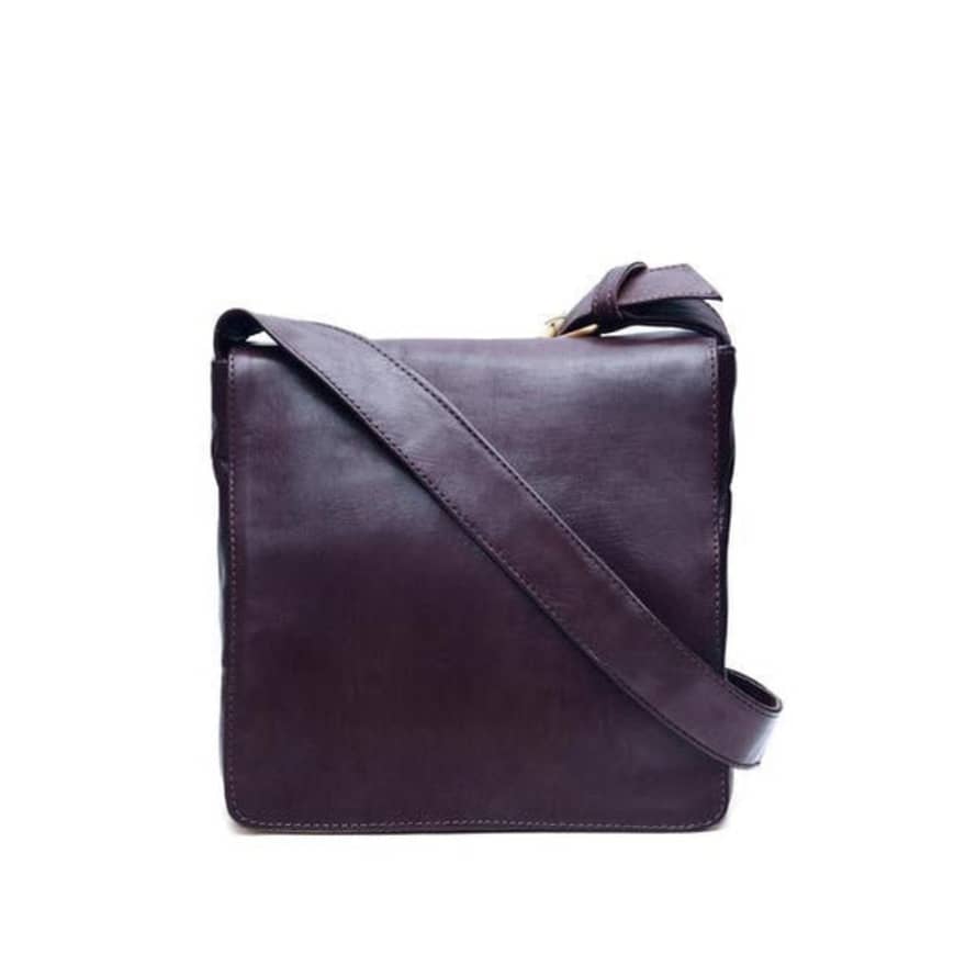 Atelier Marrakech Small Dark Brown Leather Crossbody Bag
