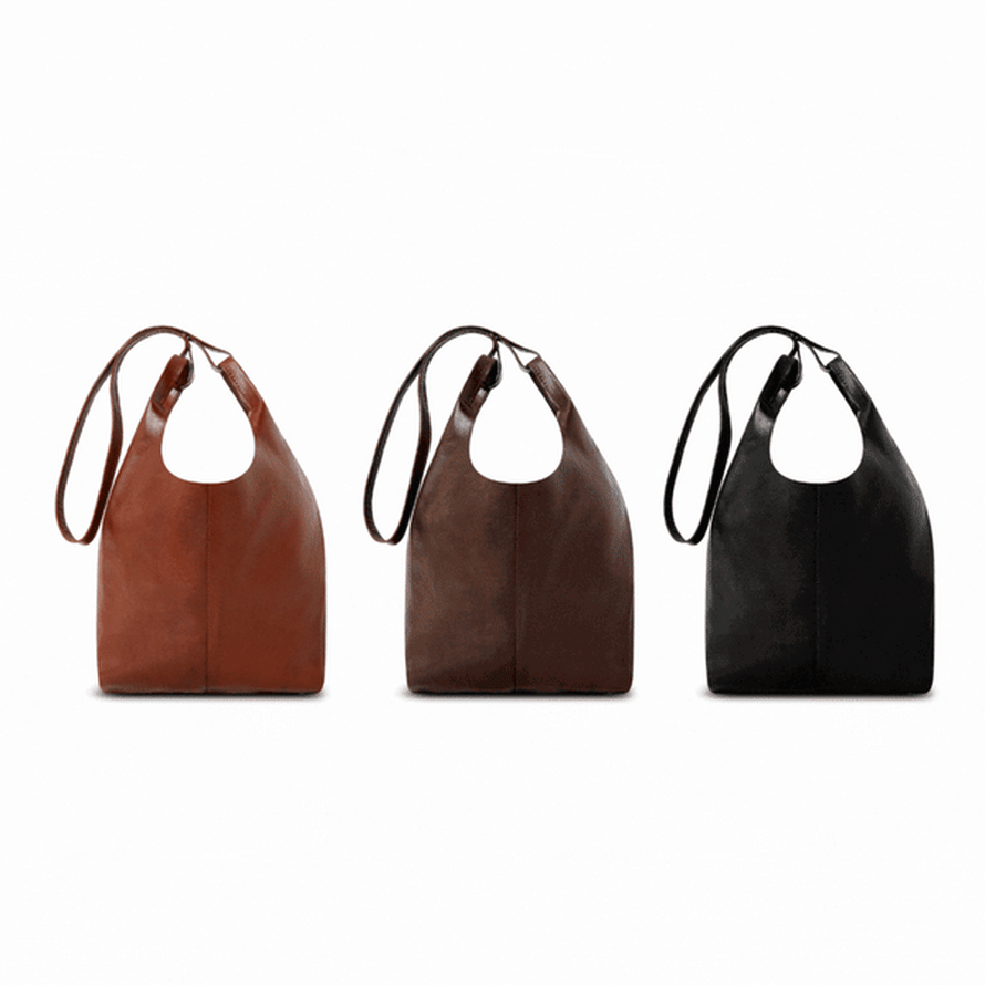 Atelier Marrakech Leather Carrier Tote Bag