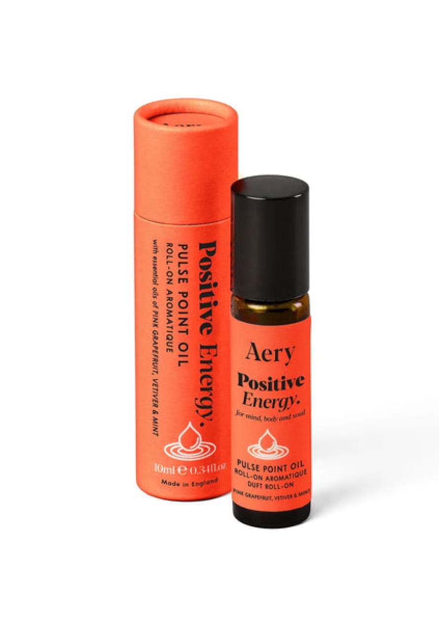 Aery Positive Energy Pulse Point Roll-on - Pink Grapefruit Vetiver & Mint