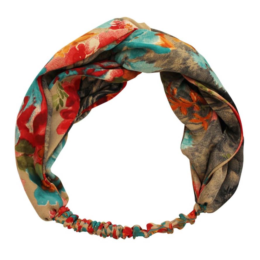 Powell Craft 'Merida/Luna' Colourful Floral Headband