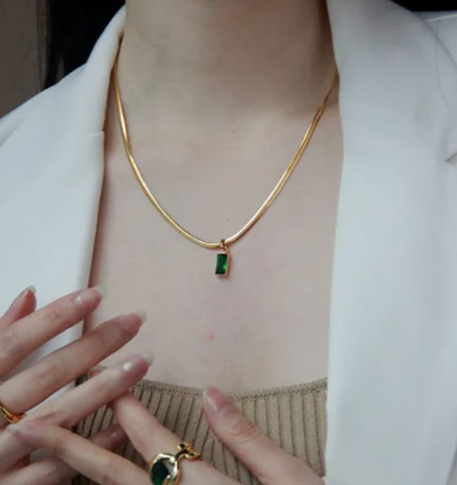 The Forest & Co. Gold Jewel Pendant Necklace