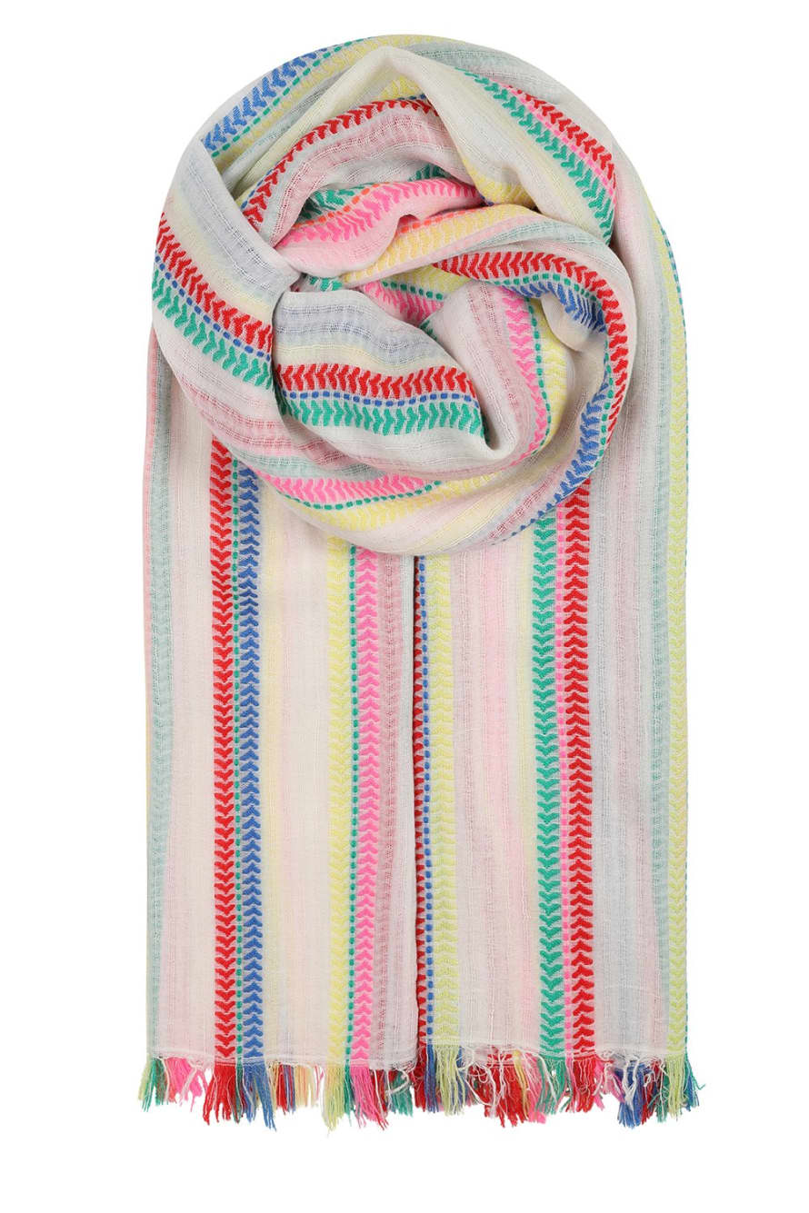 Ombre London Ombre Scarf Cheerful Stripe 2485
