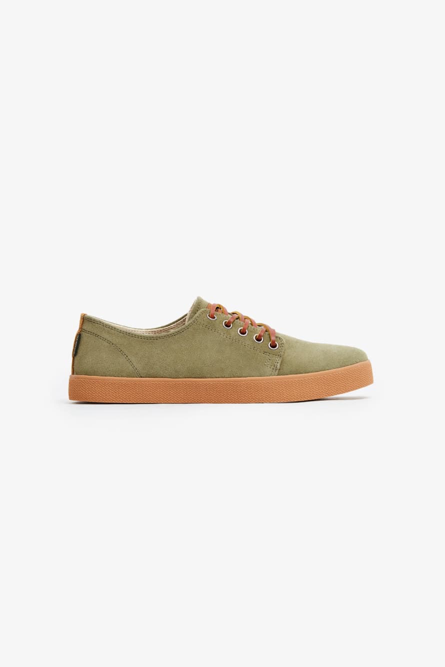 Pompeii Khaki and Caramel Suede Higby Hydro Shoes