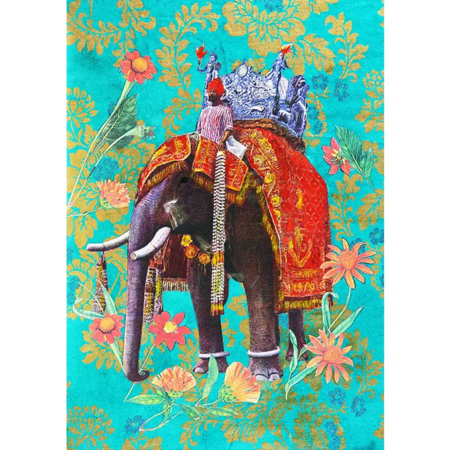 Diana Wilson Arcana Elephant Greeting Card