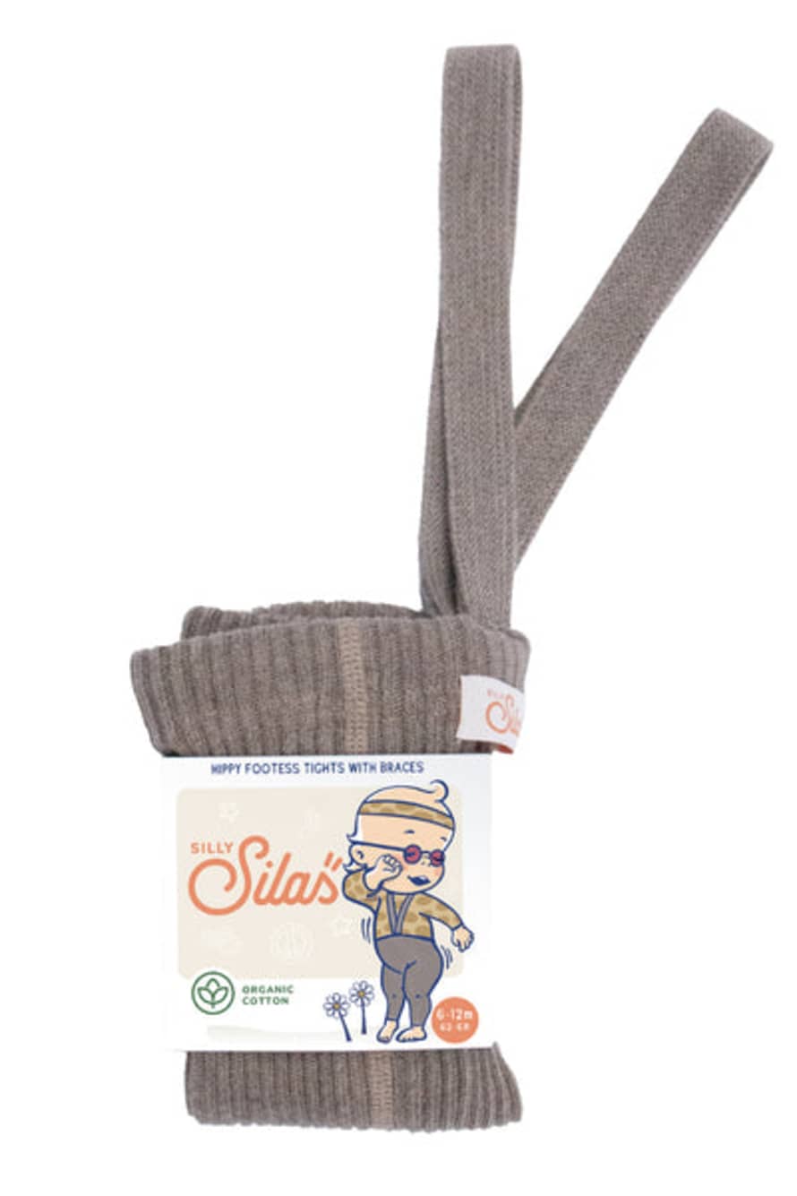 Silly Silas Silas: Hippy Footless Tights - Cocoa Blend