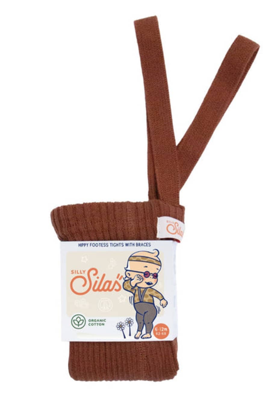 Silly Silas Silas: Hippy Footless Tights - Cinnamon
