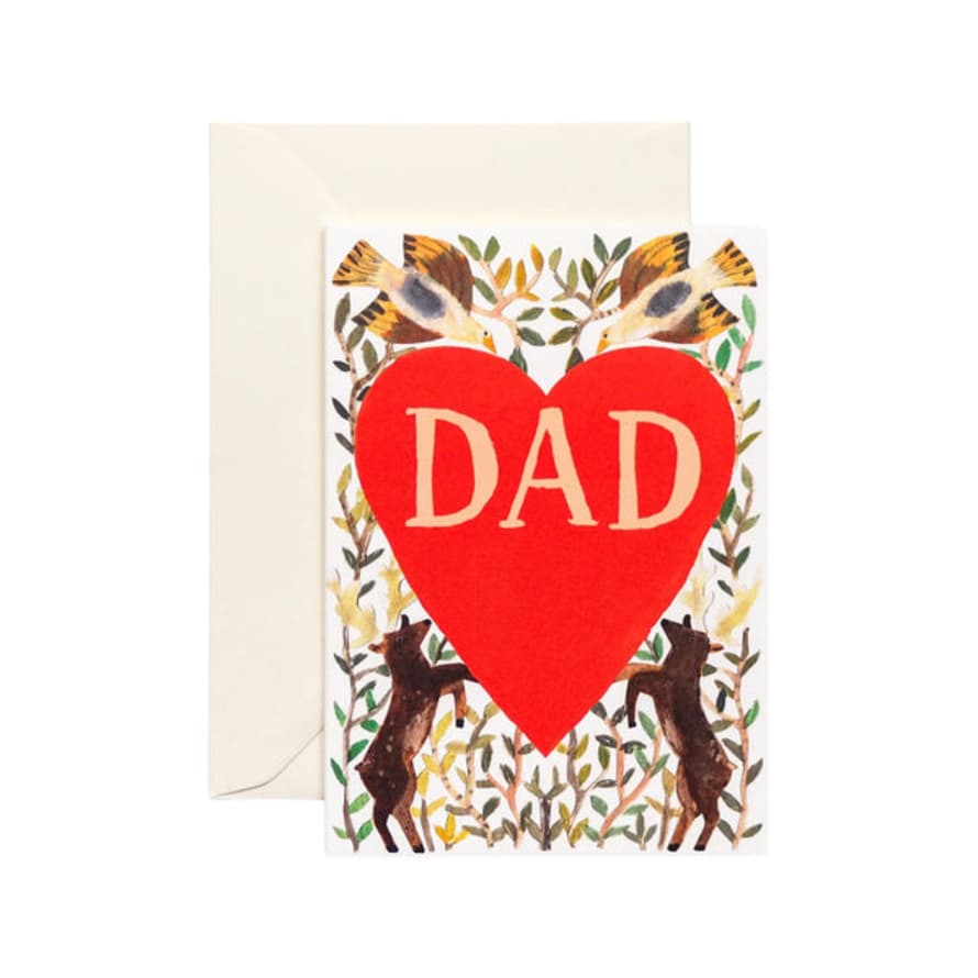 Hadley Paper Goods Fathers Day Card Dad Heart
