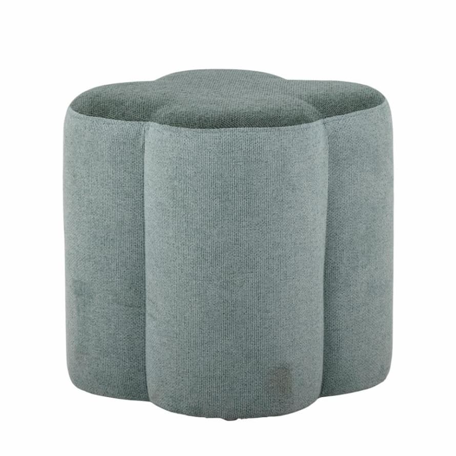 Bloomingville Sissel Pouf, Green, Polyester
