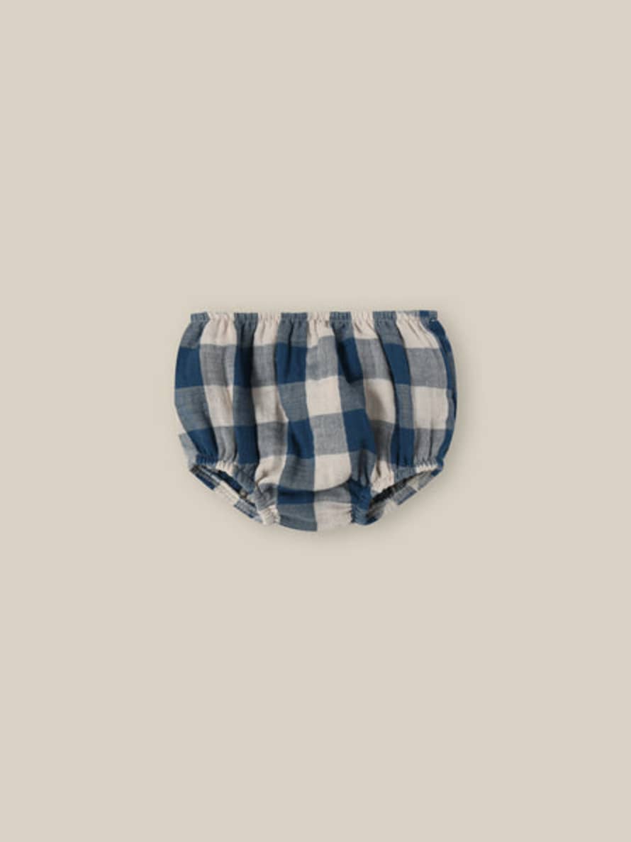 Organic Zoo Pottery Blue Gingham Shortie