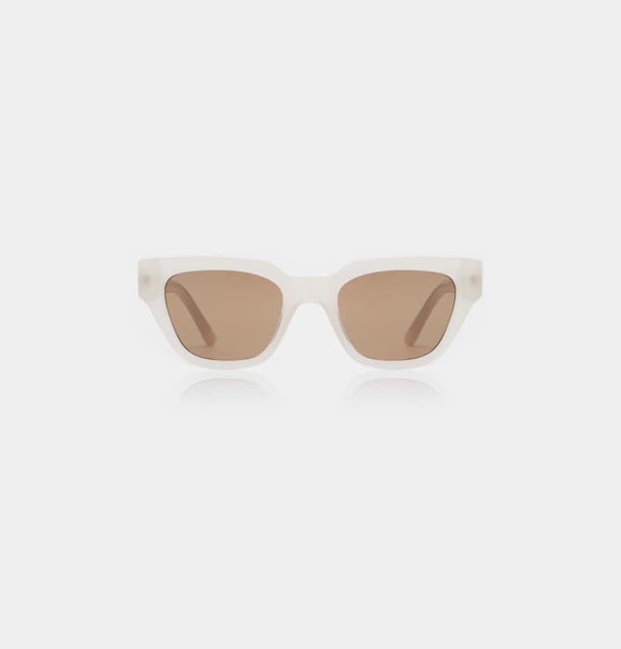 A.Kjaerbede  Kaws Sunglasses - Cream Bone