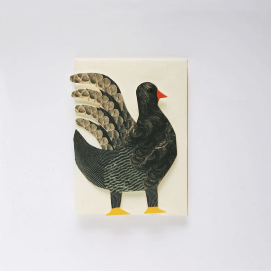 Hadley Paper Goods Chickens Concertina Card