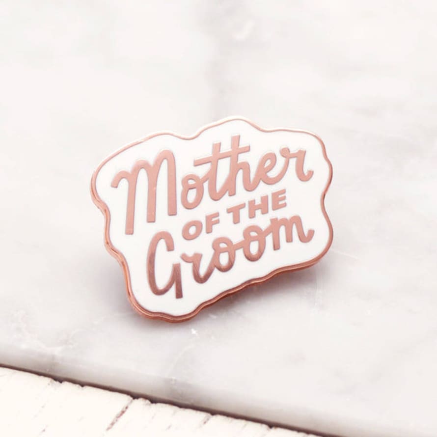Alphabet Bags Mother Of The Groom - Enamel Pin