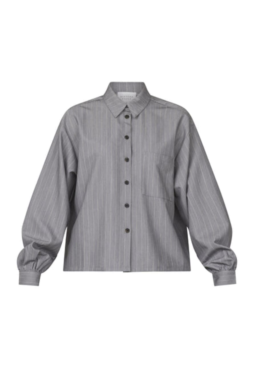 Sisterspoint Verin Pinstriped Shirt - Grey