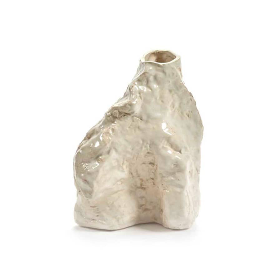 Serax Serax • Vase Organique En Céramique Blanc