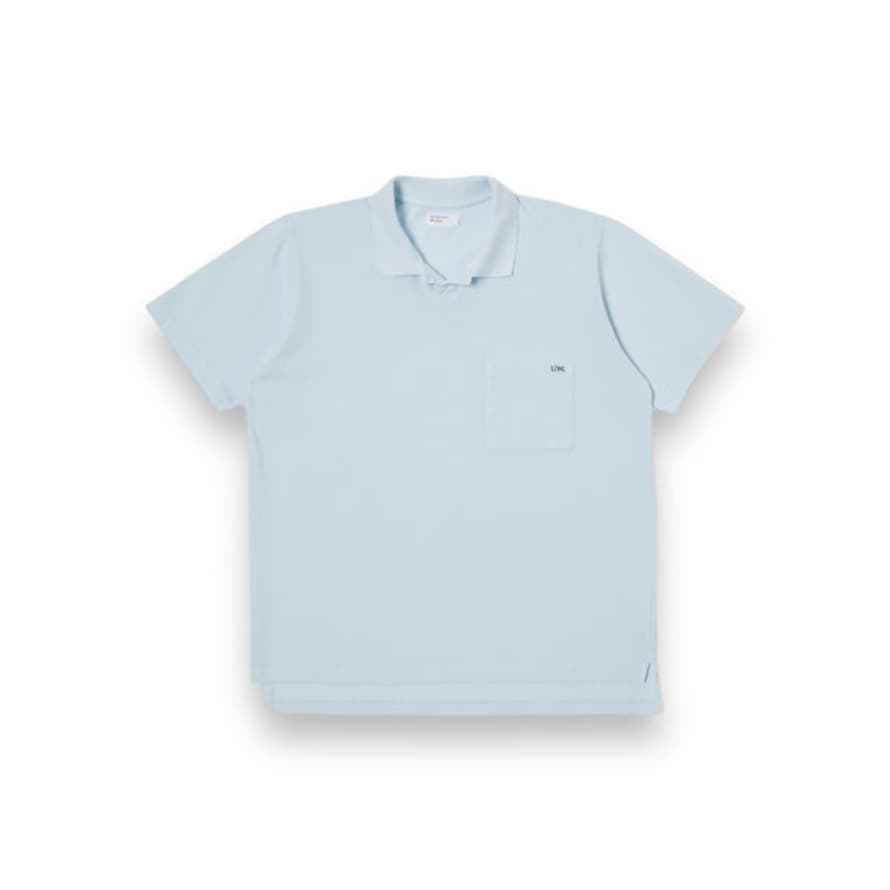 Universal Works Vacation Polo Piquet 30603 Sky