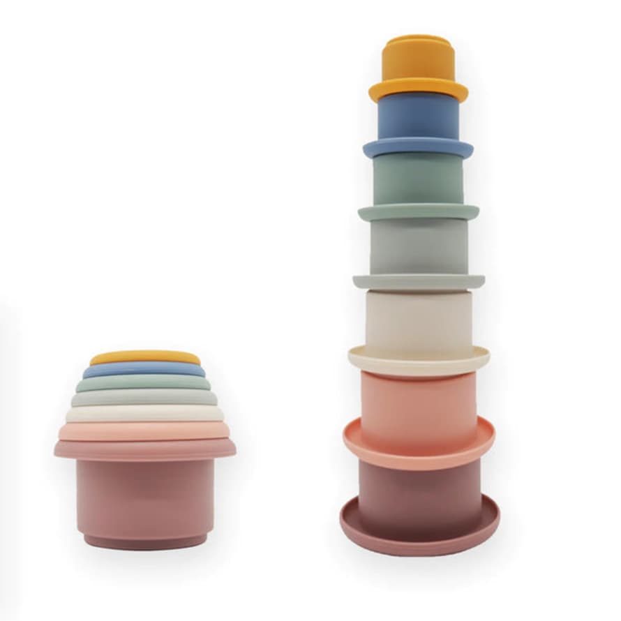 Blossom+Bear Pastel Stacking Cup Set
