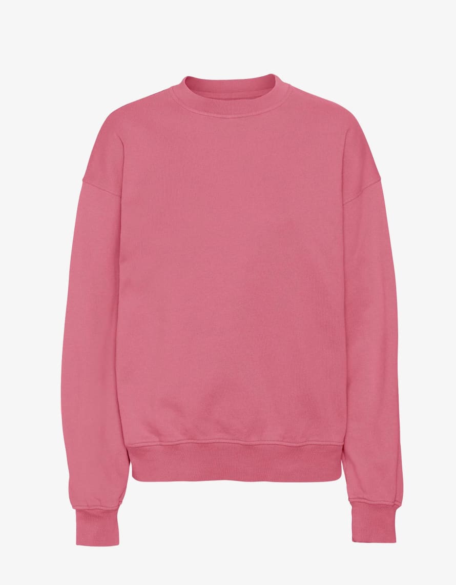Colorful Standard Raspberry Pink Organic Cotton Crew Neck Sweatshirt