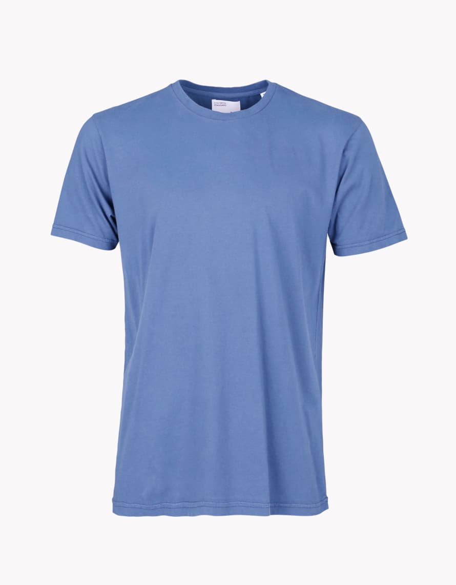 Colorful Standard Sky Blue Organic Cotton T Shirt