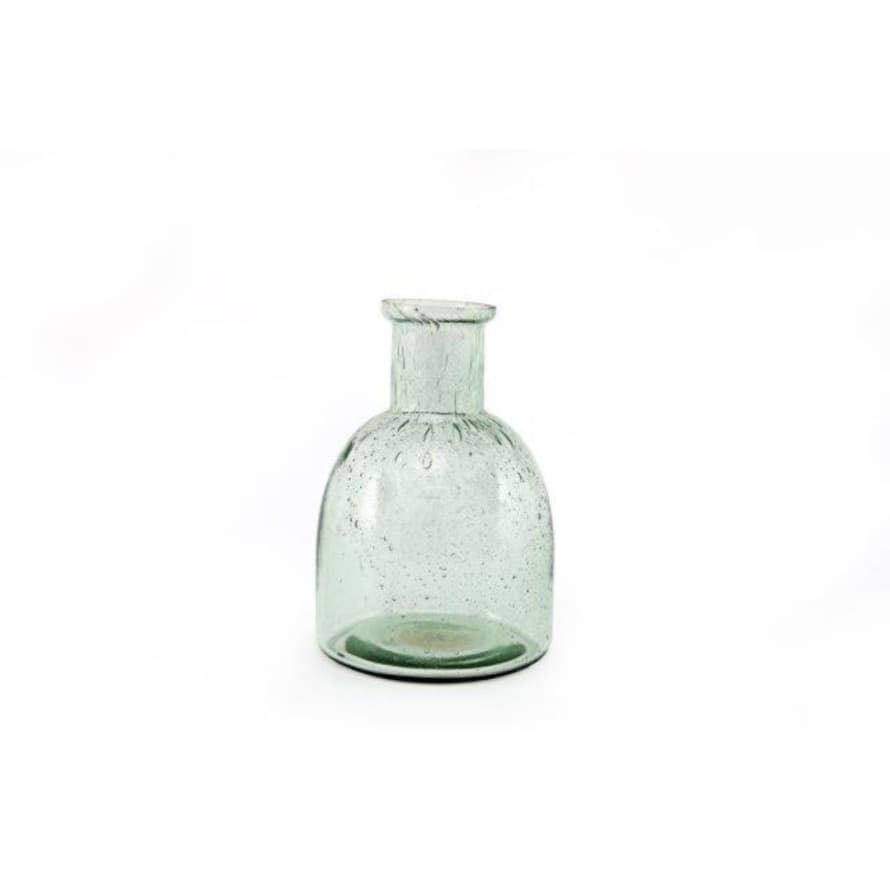 Temerity Jones Daisy Green Bubble Glass Vase